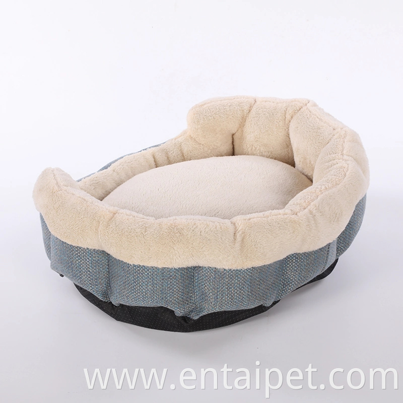 Jacquard Fabric Removed Soft Snuggle Dog&Cat Pet Bed